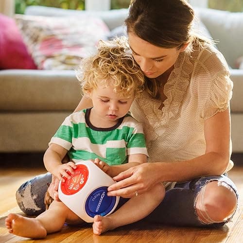 Munchkin Mozart Magic Cube Music Toy for Baby and Toddler - Includes 5 Instrument Sounds, 8 Mozart Songs and Lights thumbnail 7