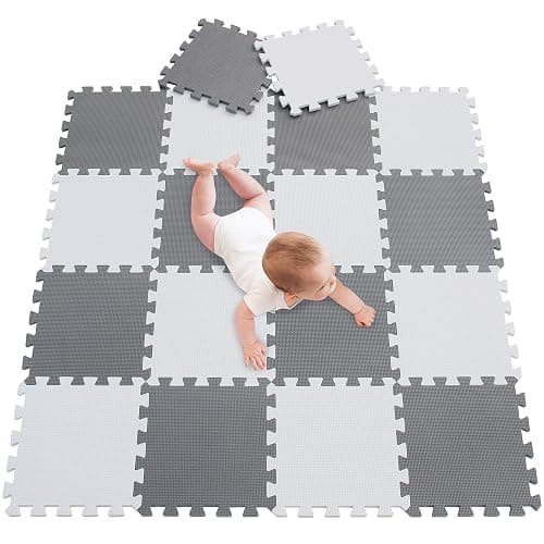 meiqicool 18 Foam Mats Toy Ideal Gift,Colorful Tiles Multi Use,Create & Build A Safe Play Area Interlocking Puzzle eva Non-Toxic Floor for Children Toddler Infant Kids Baby Room & Yard Superyard 0112 thumbnail 3