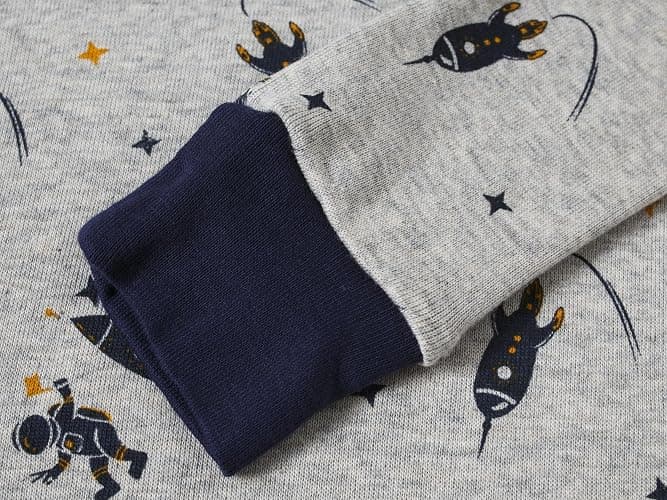 Dolphin&Fish Boys Pajamas 4Piece Toddler Kids Pjs Sets Cotton Toddler Clothes Sleepwears thumbnail 4