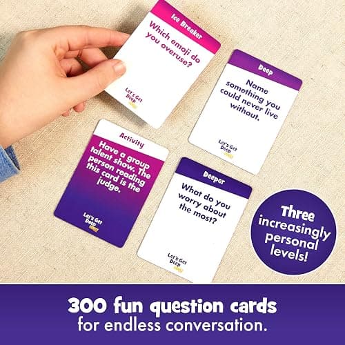 WHAT DO YOU MEME? Let's Get Deep Family Edition - Family Conversation Cards - Get to Know Each Other Card Games thumbnail 3