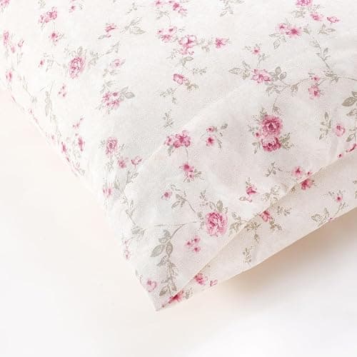 Modern Threads Printed 3-Piece Extra Soft Bedding Sheets & Pillowcase Set, Deep Pocket up to 16 inch Mattress Kashmir Rose Twin thumbnail 7