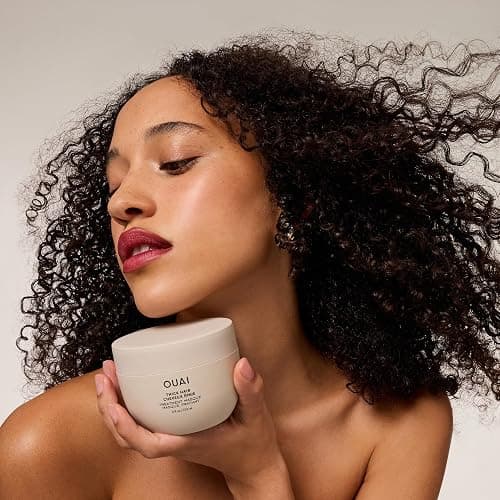 OUAI Thick Hair Mask - Deep Conditioning Hair Mask with Almond Oil, Olive Oil, & Hydrolyzed Keratin to Restore Damaged Strands - Phthalate & Paraben Free (8 fl oz) thumbnail 7