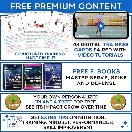 OVANTO Volleyball Training Equipment Aid – Adjustable Practice Hitting Rebounder in 4 Styles to Serve, Spike, Set, and Pass Like a Pro - Volleyball Practice Equipment Gift for Beginners & Experts thumbnail 7