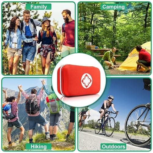 First Aid Kit Home 274PCS Emergency Kit Home Supplies First Aid Kits for Car Camping Essentials for Adventures Boat Public thumbnail 13