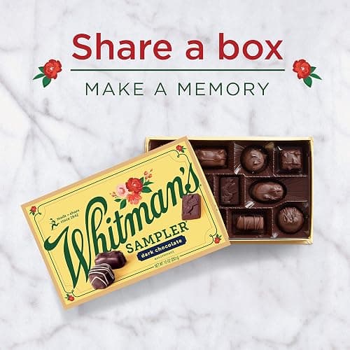 Whitman's Sampler Mother's Day Gift Box, Dark Chocolate Assortment, 10 Ounce (22 Pieces) thumbnail 5