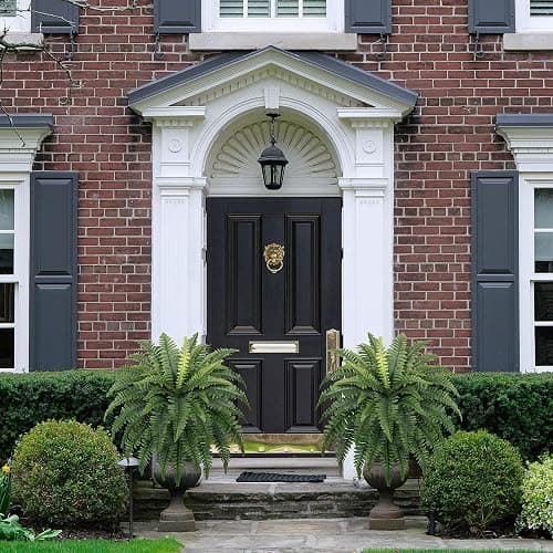 FOREST PRINCE 35" Ferns Artificial Bush Plants Large, 2 Artificial Boston Ferns with 39 Fronds for Outdoors Home Decor thumbnail 2