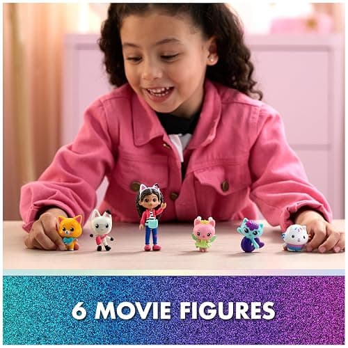 DREAMWORKS GABBY'S DOLLHOUSE The Movie, Cat-Venture Crew Pack, 11-Piece Toy Figure Set with Accessories, Kids Toys for Girls & Boys Ages 3 and Up thumbnail 4