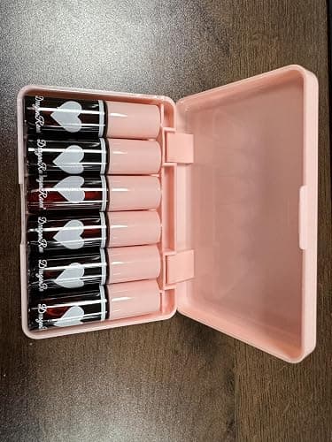 Eakroo 6 Colors Lip Tint Stain Mini Liquid Lipstick, Korean Lip Gloss for Women, Liquid Blush, Lip Plumper Gloss, Lip Makeup, Non-Stick Cup, Lightweight, High Pigment, Long-Lasting, Vivid Color thumbnail 9