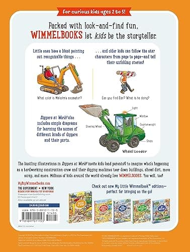 My Big Wimmelbook®―Diggers at Work!: A Look-and-Find Book (Kids Tell the Story) (My Big Wimmelbooks) - Board book thumbnail 2