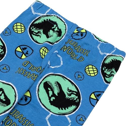 Jurassic World boys 4-piece Snug-fit Cotton Pajama Set, Soft & Cute for Kids thumbnail 3