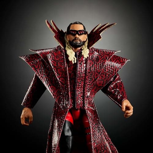 Mattel WWE Ultimate Edition Action Figure & Accessories Set, Seth Rollins 6-inch Collectible with Swappable Heads & Hands, 30 Articulation Points thumbnail 4