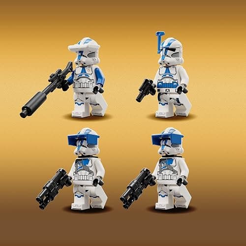 LEGO Star Wars 501st Clone Troopers Battle Pack Toy Set, Buildable AV-7 Anti Vehicle Cannon, with 4 Clone Trooper Minifigures, Portable Travel Toy, Great Birthday Gift for Kids Ages 6 and Up, 75345 thumbnail 4
