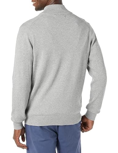 Amazon Essentials Men's 100% Cotton Quarter-Zip Sweater thumbnail 2