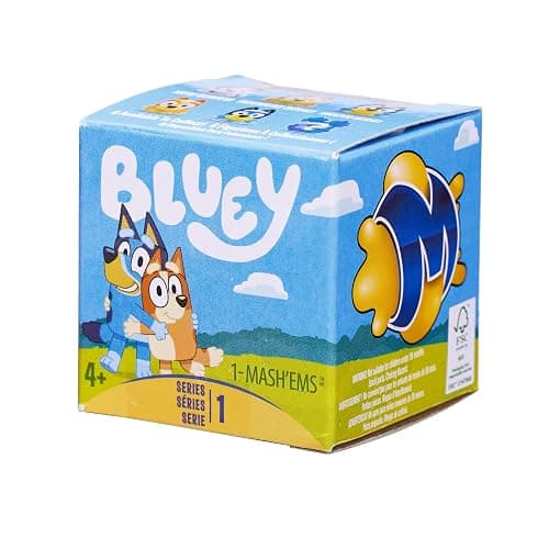 Mash'Ems BLUEY Collectable Squishy Characters, Bluey Toys, Pre-School Collectables, Styles May Vary thumbnail 3
