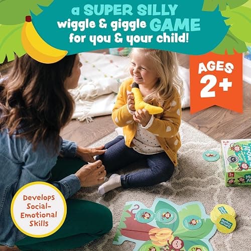 Peaceable Kingdom Monkey Around First Game for Toddlers Interactive Play with Parent Ages 2+ thumbnail 2