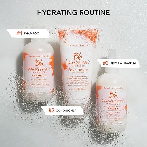 Bumble and bumble. Hairdresser's Invisible Oil Heat/UV Protection Leave-In Conditioner Hair Primer | Hydrating, Anti Frizz, Color Safe | Straight, Coily | With Argan Oil + Coconut Oil thumbnail 11