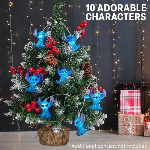 Disney Stitch LED String Lights 10 pcs, Fairy Lights Kids Teenagers Adults 150cm, Indoor Bedroom Dorm Decor Accessories thumbnail 6