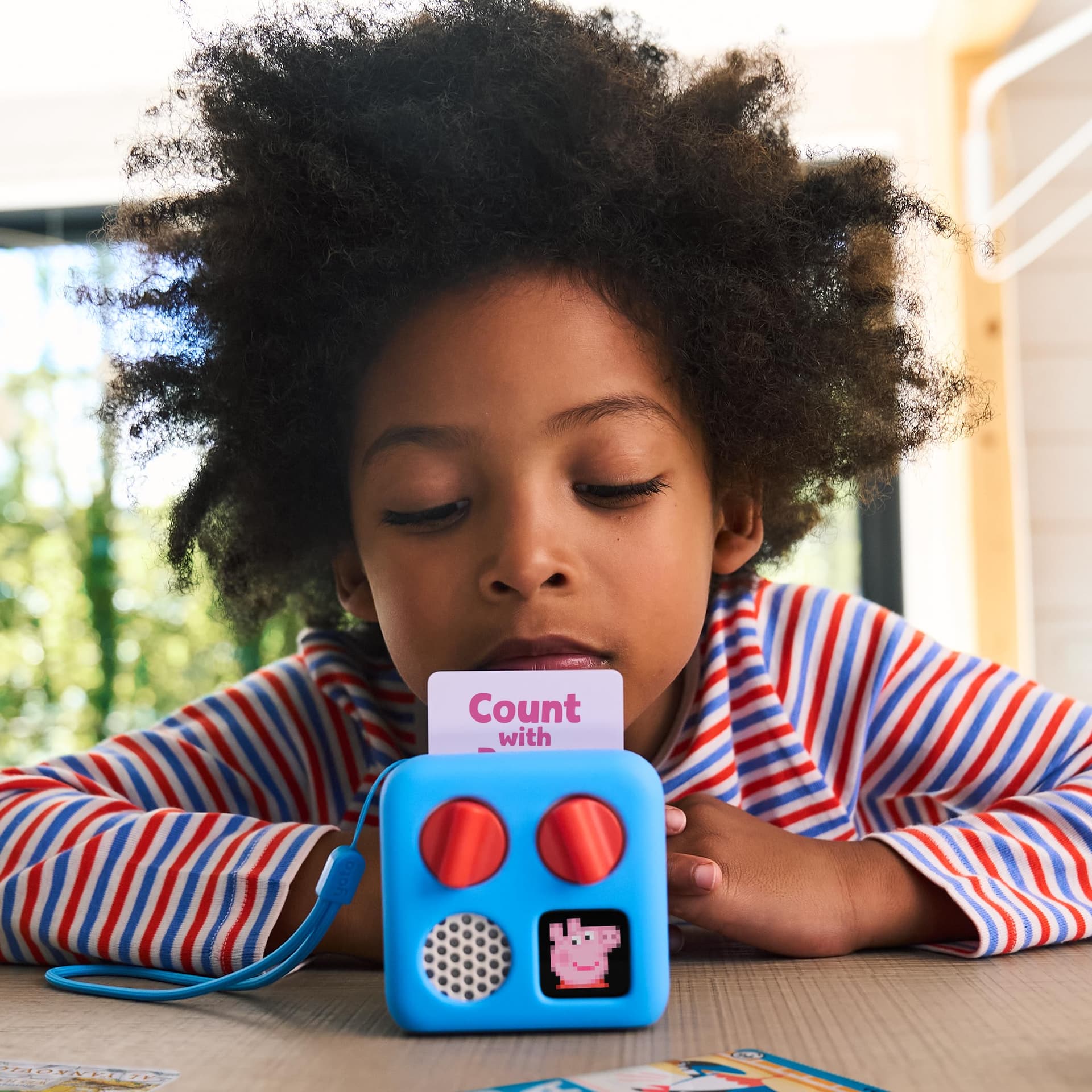 Yoto Mini (2024 Edition) + Make Your Own Card – Kids Screen-Free Bluetooth Audio Player, All-in-1 Travel Device Plays Stories Music Podcast Radio Ok-to-Wake Clock, Use as Speaker or with Headphones thumbnail 3