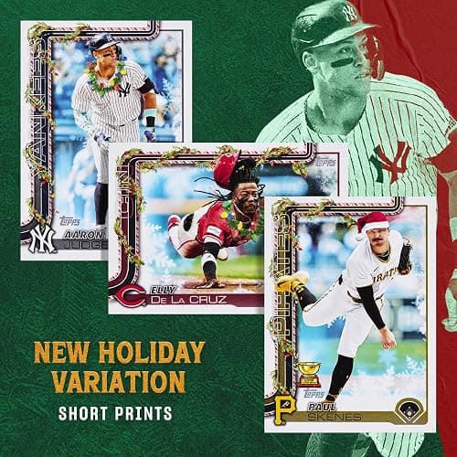 2025 Topps Holiday Baseball – Factory Sealed – Collector Tins - 3-Pack thumbnail 7