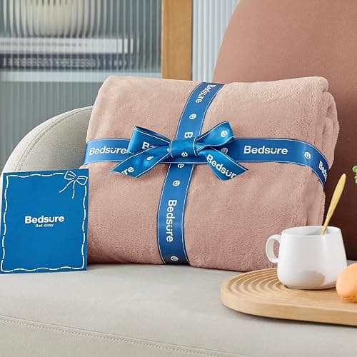 Bedsure GentleSoft Fleece Blankets King Size Dusty Pink - Bed Blanket Soft Lightweight Plush Cozy Fuzzy Luxury Microfiber, 108x90 inches thumbnail 7