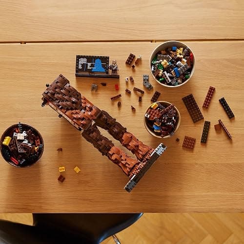LEGO Star Wars Chewbacca, Buildable Star Wars Collectible for Adults, Build and Display Chewbacca Collectible, Fun Star Wars Gift for Teens, Adults or Any Star Wars Original Trilogy Fan, 75371 thumbnail 7