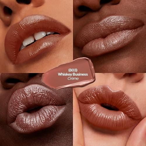 Revlon Super Lustrous Lipstick, Creamy Formula For Soft, Fuller-Looking Lips, Moisturized Feel, 803 Whiskey Business, 0.15 oz thumbnail 2