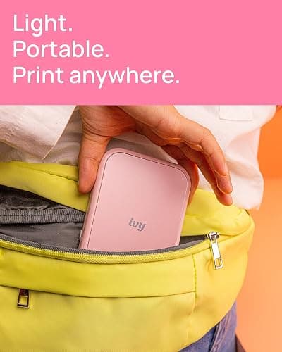 Canon Ivy 2 Mini Photo Printer, Print from Compatible iOS & Android Devices, Sticky-Back Prints thumbnail 4