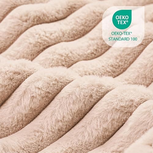 Jolifield Small Dog Bed Calming Cat Bed for Indoor Cats 20’’x16’’ Khaki | Rectangle Plush Orthopedic Pet Sofa Bed, Washable Anti-Anxiety Soft Puppy Couch, Nonskid Bottom Furry Cuddler Up To 7 lbs thumbnail 5