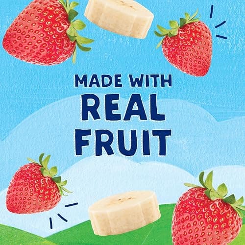 Stonyfield Organic Kids Strawberry Banana Lowfat Yogurt Pouches, 3.5 oz. Each, Includes Live Active Cultures, 4 count (pack of 1) thumbnail 5