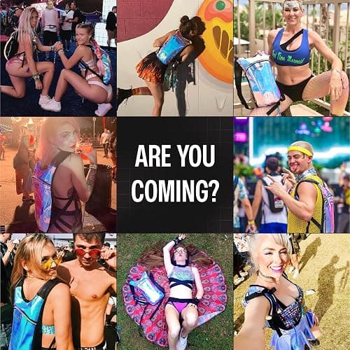 Sojourner Rave Hydration Pack - Hydration Backpack - Hydropack with 2L Bladder - Water Backpack for Festivals, Hiking, Running, Biking and More thumbnail 9