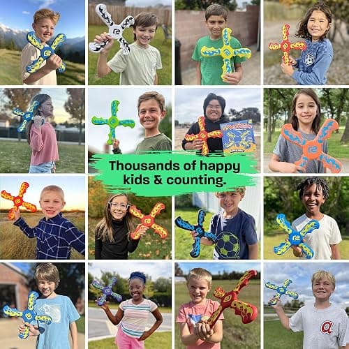 Boomerang for Kids - Toys For Ages 8-13 Boys & Girls - Fun & Easy To Use - Easter Basket Stuffers for Kids 6 7 8 9 10 + Year Old Boy Gifts - Best Easter Gifts & Summer Birthday Gift Ideas for All Ages thumbnail 3
