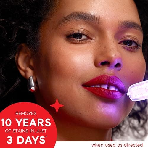 Colgate Optic White ComfortFit LED Teeth Whitening Kit, Hydrogen Peroxide Teeth Whitening Gel Kit, Helps Remove 10 Years of Stains, Enamel Safe, Includes Whitening Pen and Flexible LED Light thumbnail 6