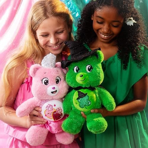 Care Bears - x Wicked 2-Pack - Love-a-Lot Bear as Glinda & Good Luck Bear as Elphaba thumbnail 2