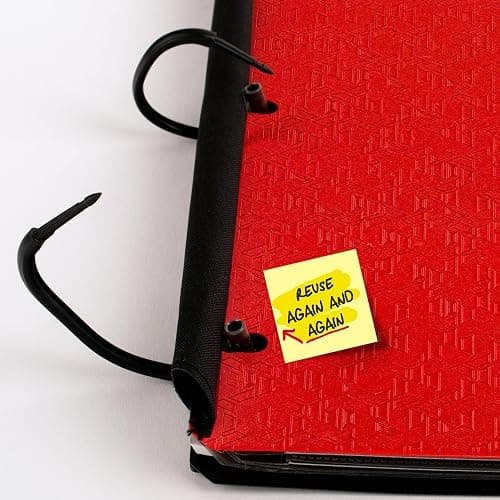 Five Star Flex Refillable Notebook + Study App, College Ruled Paper and 1 Inch TechLock Ring Binder with Pockets, Tabs and Dividers, 200 Sheet Capacity, Fire Red (29328AB2) thumbnail 6