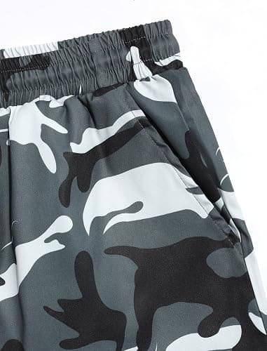 Men Techwear Cargo Joggers Flap Pocket Elastic Drawstring Waist Pants thumbnail 5