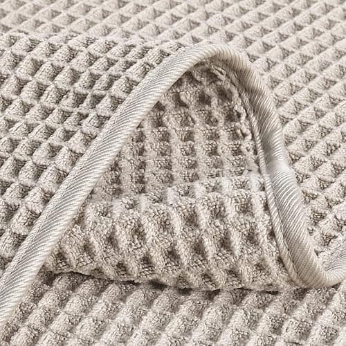 POLYTE Microfiber Lint Free Hand Towel, 16 x 30 in, 4 Pack (Waffle Weave) thumbnail 4