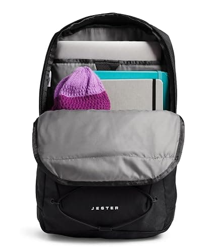 The North Face Women's Jester Everyday Laptop Backpack - Commuter Travel Bag, Laptop Sleeve, Water-Repellent, TNF Black-NPF, One Size thumbnail 6