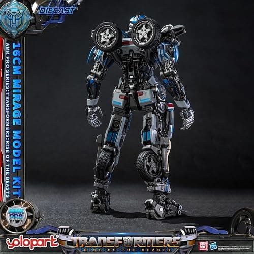 YOLOPARK Mirage Transformer Toys,AMK PRO Series Transformers:Rise of The Beasts Action Figure,Highly Articulated 6.3 Inch Model Kit for Ages 15 and Up,No Converting thumbnail 7