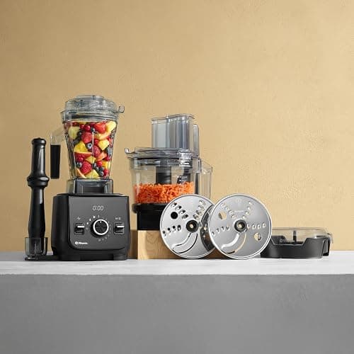 Vitamix Ascent X2 SmartPrep Kitchen System, Professional-Grade Blender, Stainless-Steel Blades, 12-Cup Food Processor Attachment, 48 Oz Blender Container, Black thumbnail 2