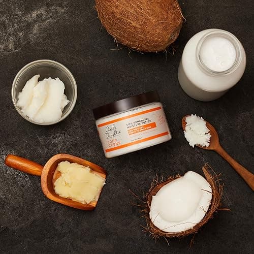 Carol's Daughter Coco Creme Coil Enhancing Moisture Butter, with Coconut Oil and Mango Butter, for Very Dry Curly Hair, Paraben and Silicone Free, 12 oz thumbnail 6