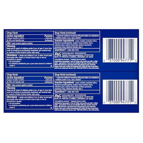 Crest 3D White Radiant Mint Whitening Toothpaste, 3.5 oz thumbnail 3