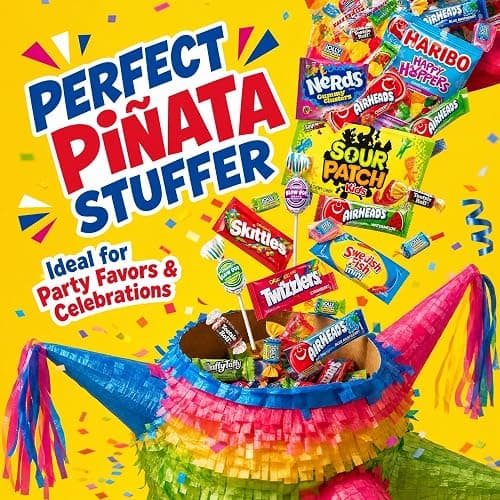 Bulk Candy Variety Pack - 2 lb Candy - CandyBulk Individually Wrapped Candies - Candies - Pinata Filler Stuffers - PinataCandy Stuffers - CandyParty Favors - July 4th thumbnail 3