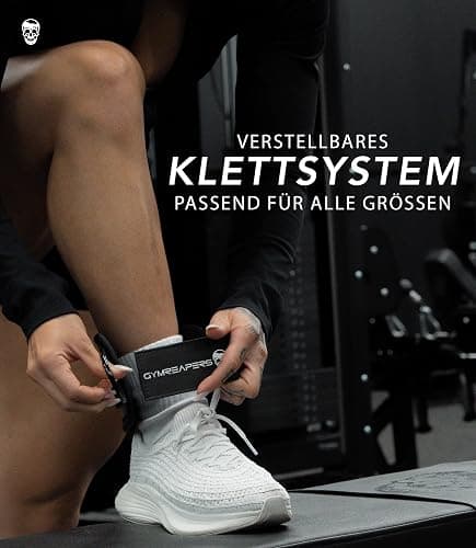 Gymreapers Ankle Straps For Cable Machine Kickbacks, Glute Workouts, Lower Body Exercises - Adjustable Leg Straps with Neoprene Padding thumbnail 3