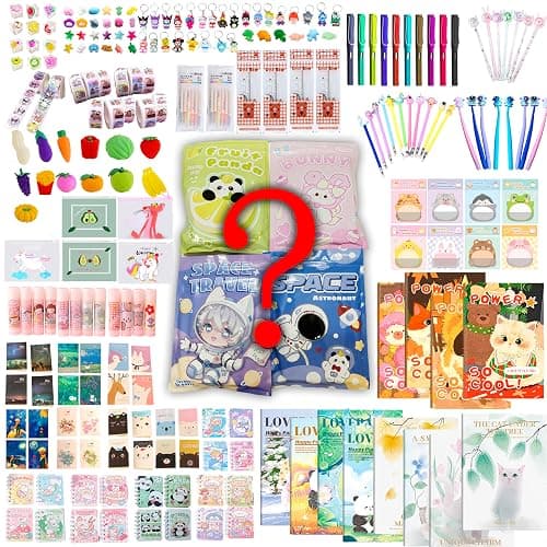 Stationery Blind Bag, Back to School Gifts for Kids, Surprise Blind Box Gifts for Christmas, Birthday, Children's Day, New Year, End of Year Student, Classroom Rewards Prizes - Image 1