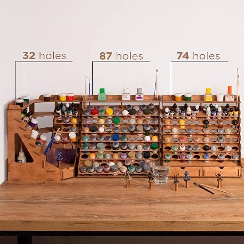 NEEDED - Citadel Paint Organizer for 87 Bottles and 14 Brushes  thumbnail 9