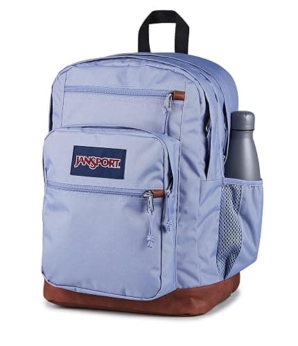 JanSport Cool Backpack with 15-inch Laptop Sleeve, Large Computer Bag Rucksack with 2 Compartments, Ergonomic Straps, Lavender Ash thumbnail 6