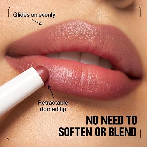 REVLON PhotoReady Instant Blur Liner, Soft Matte Lip Makeup to Overline for Instant Natural, Fuller-Looking Lips, Sheer-to-Buildable, 004 Lazy, 0.05 oz thumbnail 7