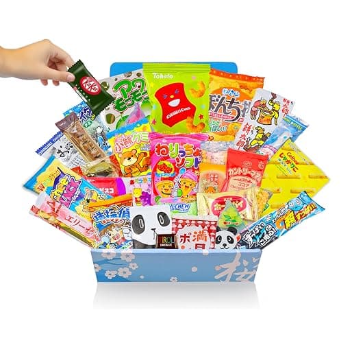 Japanese Snacks & Candy Dagashi with English Pamphlet 30 Pieces Custom Gift Set (Box) thumbnail 2