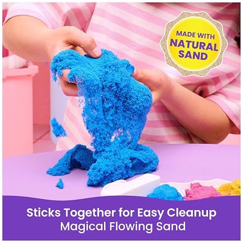 Kinetic Sand Sweet Station Set, Moldable Play Sand Sensory Toys, Ages 5+ thumbnail 7