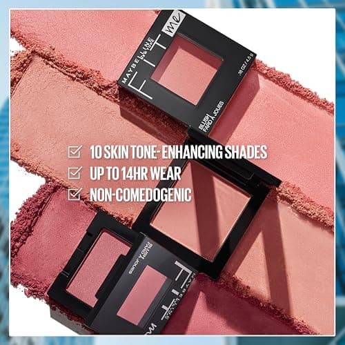 Maybelline Fit Me Powder Blush, Lightweight, Smooth, Blendable, Long-lasting All-Day Face Enhancing Makeup Color, Mauve, 1 Count thumbnail 6